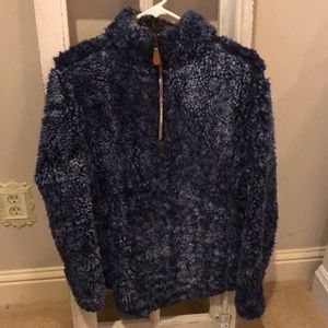 Simply Southern Youth Fuzzy Pullover Size L
